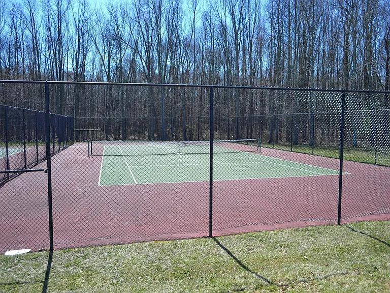 Tennis court in the community