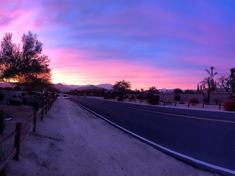 Beautiful area for sunset walks near the home!