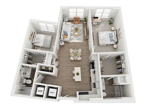 Floor plan B8BW