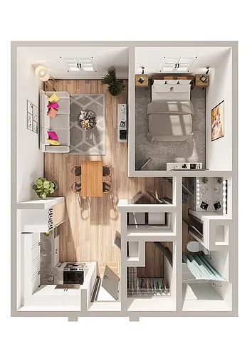 Floor plan A1K