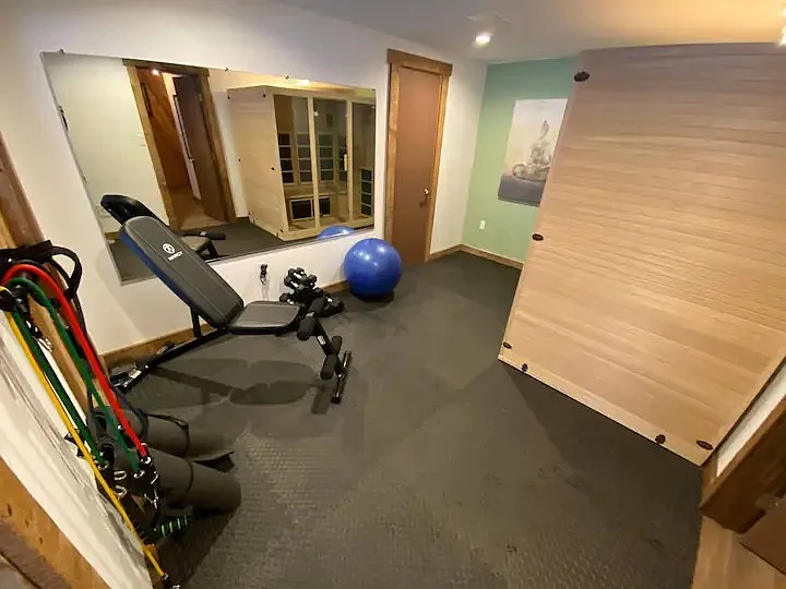 Indoor Gym / Exercise Equipment Wellness Area