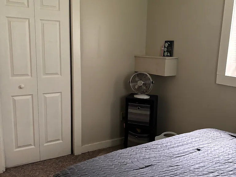 bedroom 1 with large closet