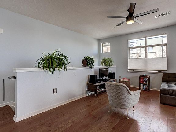 Real hardwood floors throughout the majority of unit.
