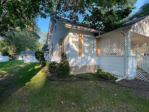 North side of house. 