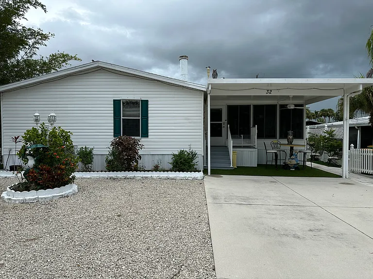 Front of Home / with gravel and concrete