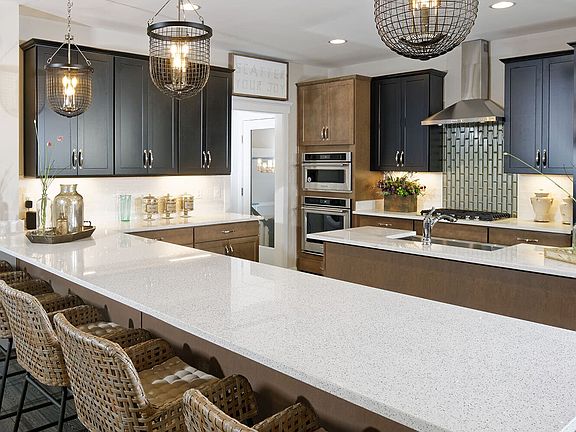 The kitchen in a Weston home at Heritage Shores.