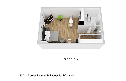 Floor plan Studio