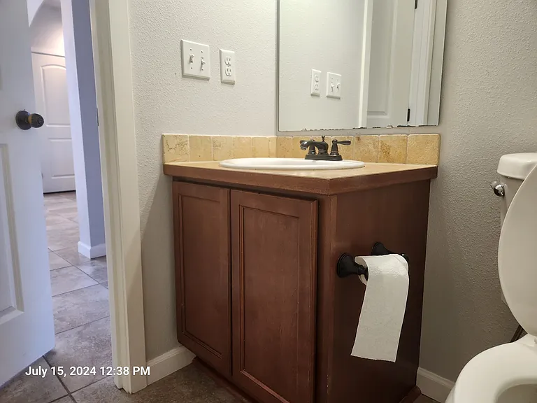 Powder room downstairs