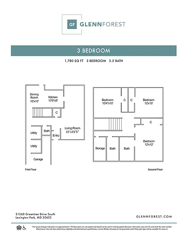 Floor plan 3 Bed