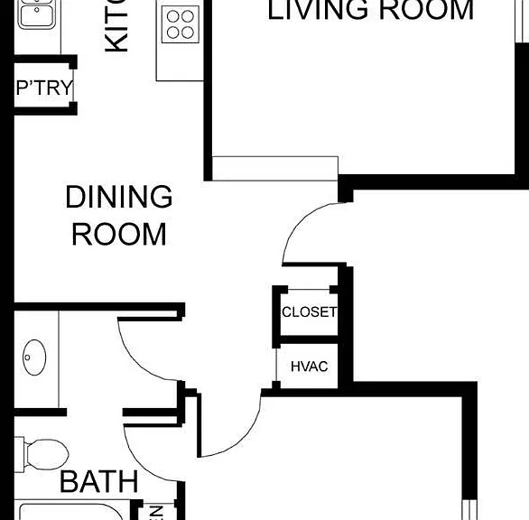 1 Bedroom x 1 Bathroom - 935SF - 10FC10 1 Bedroom x 1 Bathroom - 935SF - 10FC10