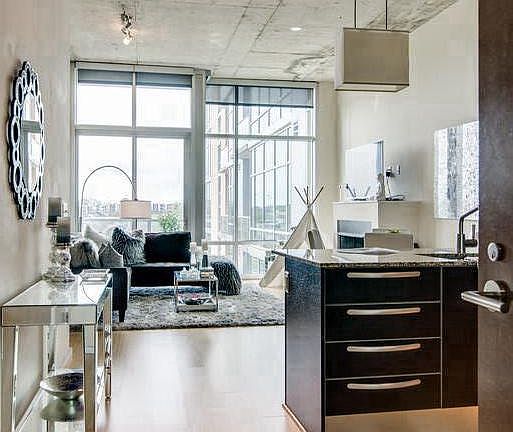 View from entry door