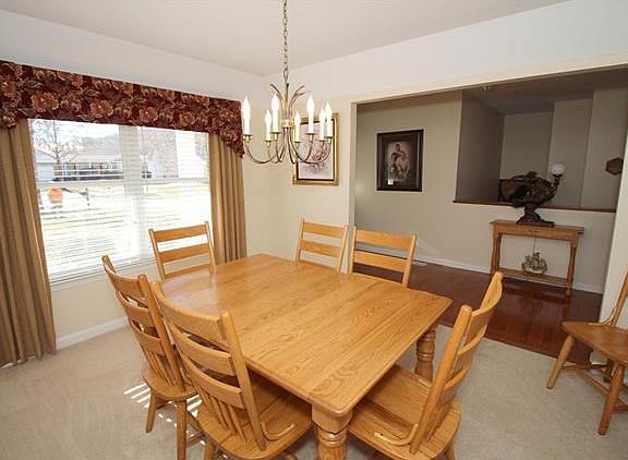Formal dining room off the foyer