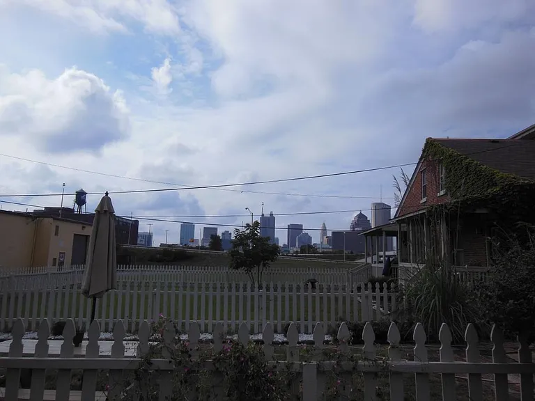 Views of Downtown from backyard