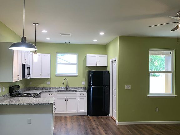 Open space including kitchen and dining