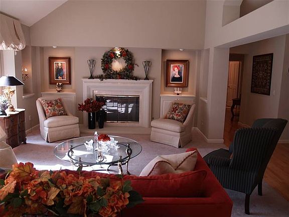 Formal Living Room with Fireplace