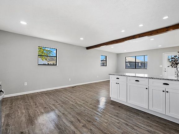 Exposed ceiling beam 