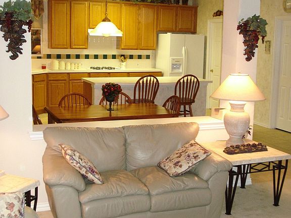Family room open to kitchen
