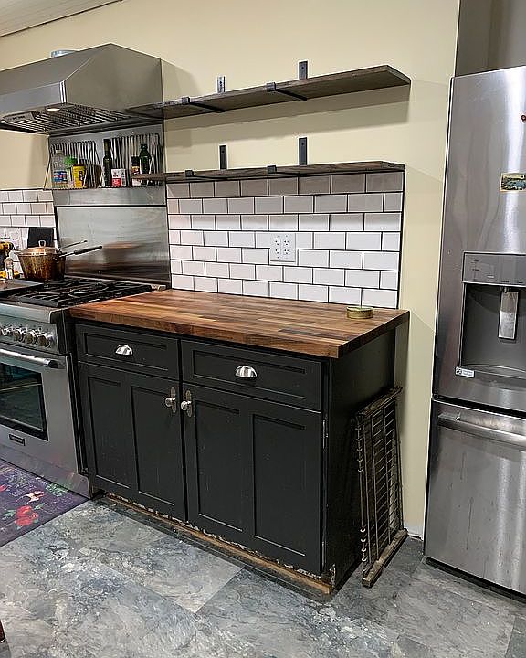 Kitchen during  remodel
