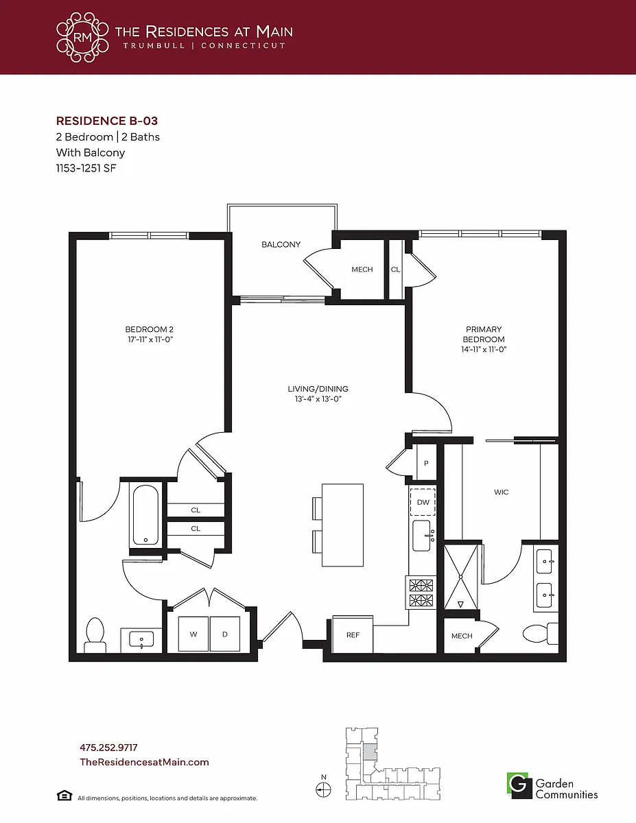 Floor plan $2.69/sq.ft. - B-03