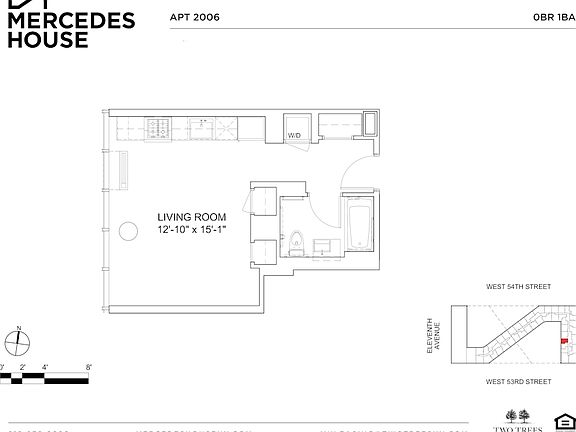 2nd image of 550 W 54th St APT 2006