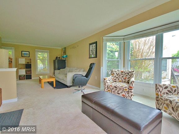 Dining room opens to living room
