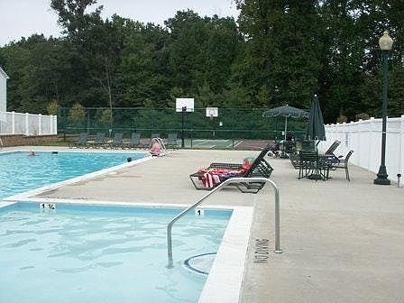 Huge community pool