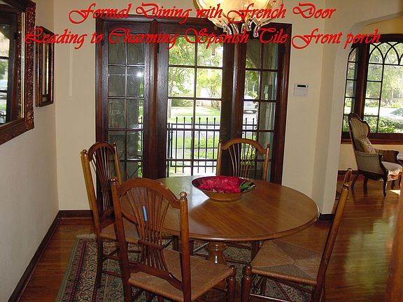 Formal Dining with French Door