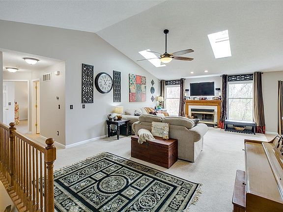 Large, bright living room