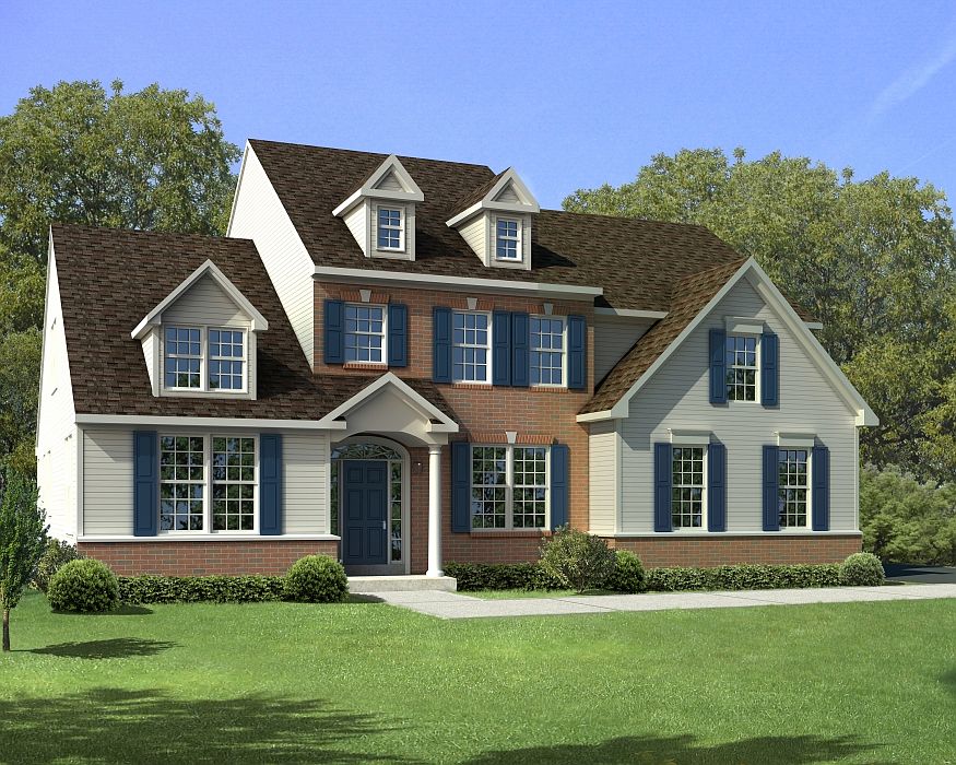Grand Manor The Harrison-Side Entry Exterior Image New Home From Hallmark Homes