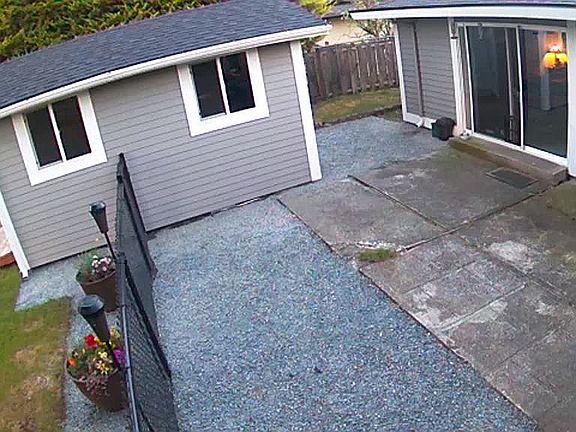 Dog area and Cart Shed