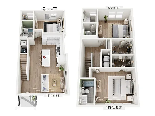 Floor plan TH2E