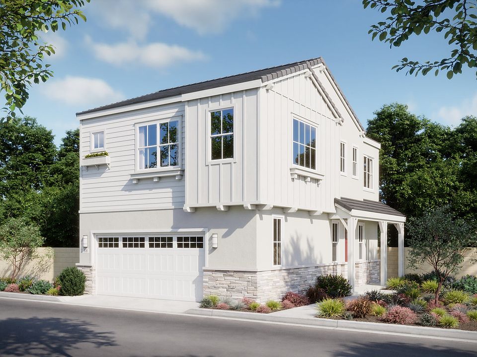 Bloom at Florita Plan 1XA Farmhouse Exterior Rendering