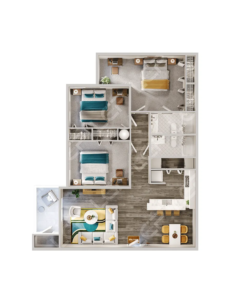 Floor plan Whitewater Falls