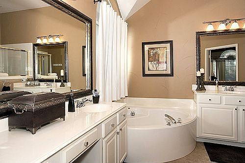 Master Bathroom With Double Vanities