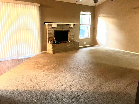 Spacious Family Living Room with a cozy fireplace