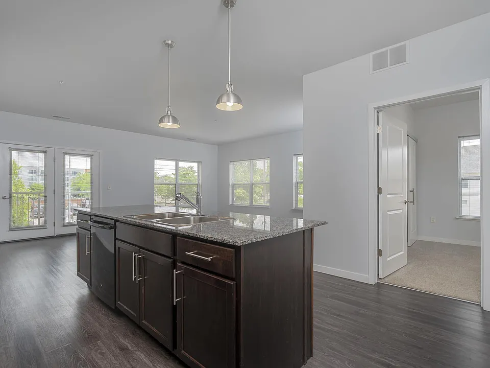 Island Sink and Bedroom Entry