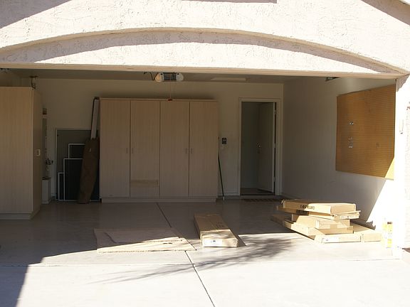 2 car garage with storage