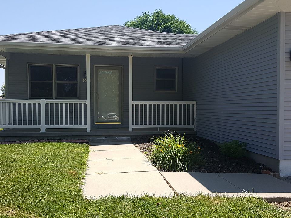 Front entrance and porch.