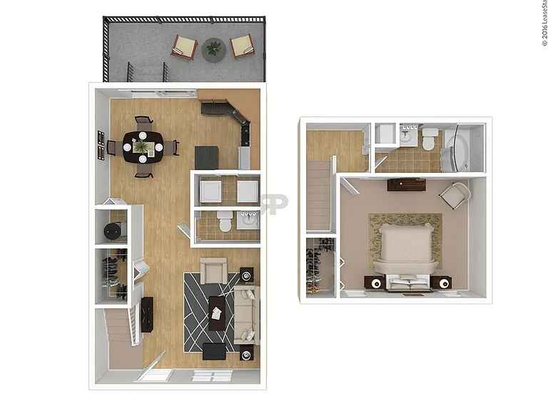 Cloverleaf Lake Townhouse Apartments — Photo 22