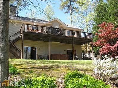 VIEW OF HOME FROM REAR W/GARDEN