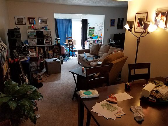 Dining room and living room