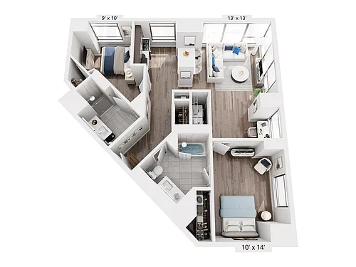 Floor plan B01