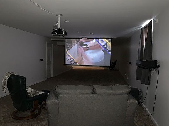 Watch the big screen at home