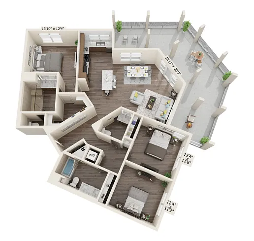 Floor plan C2A