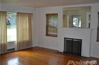 Big windows in the living room.