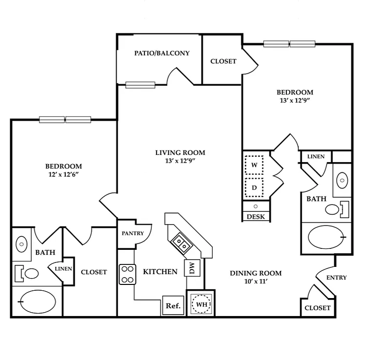 Floor plan The Lakes