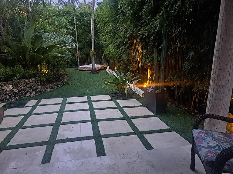 Private courtyard
