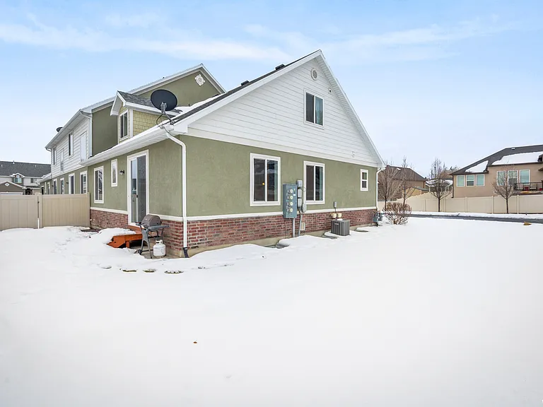 Side yard of home