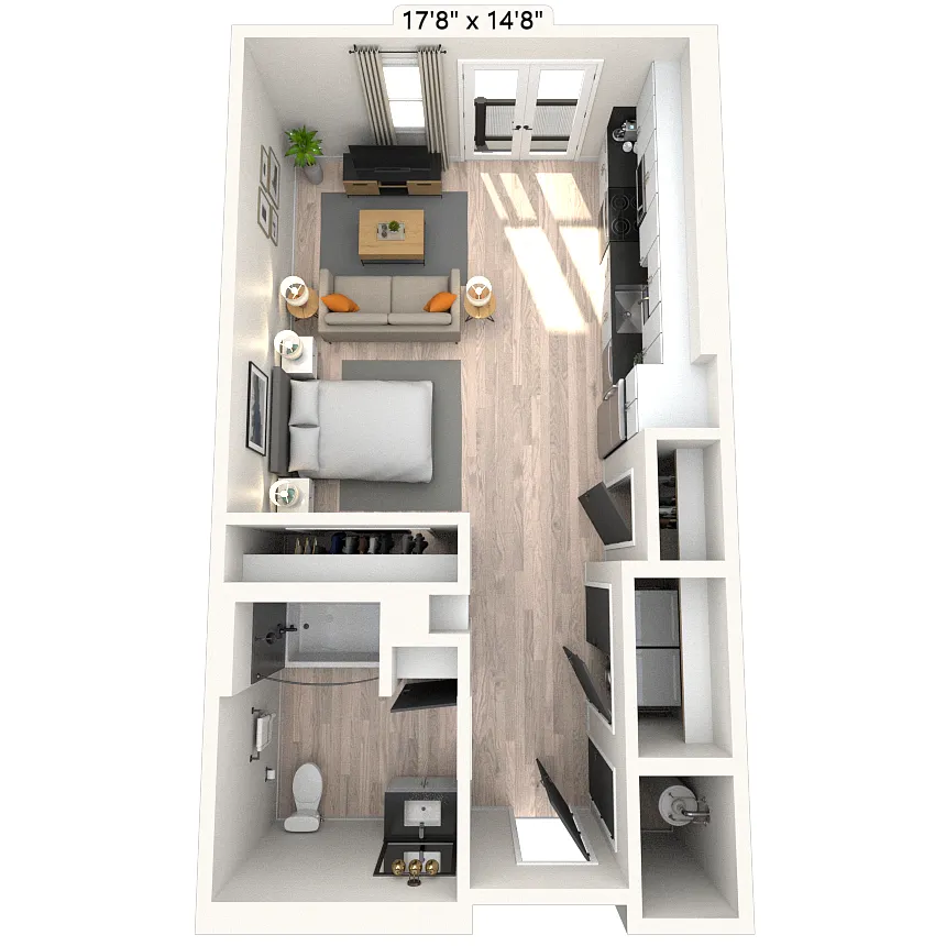 Floor plan S7 0x1 572 SF-FP