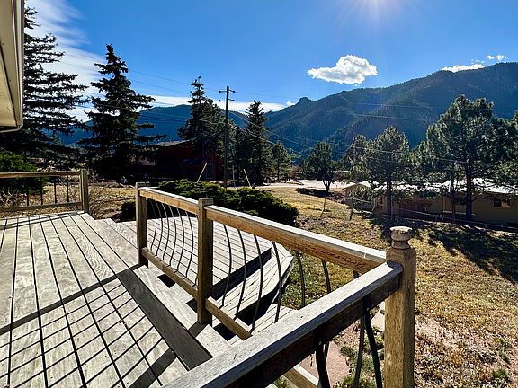 View from your deck to the expansive mountains and Southeast sky.